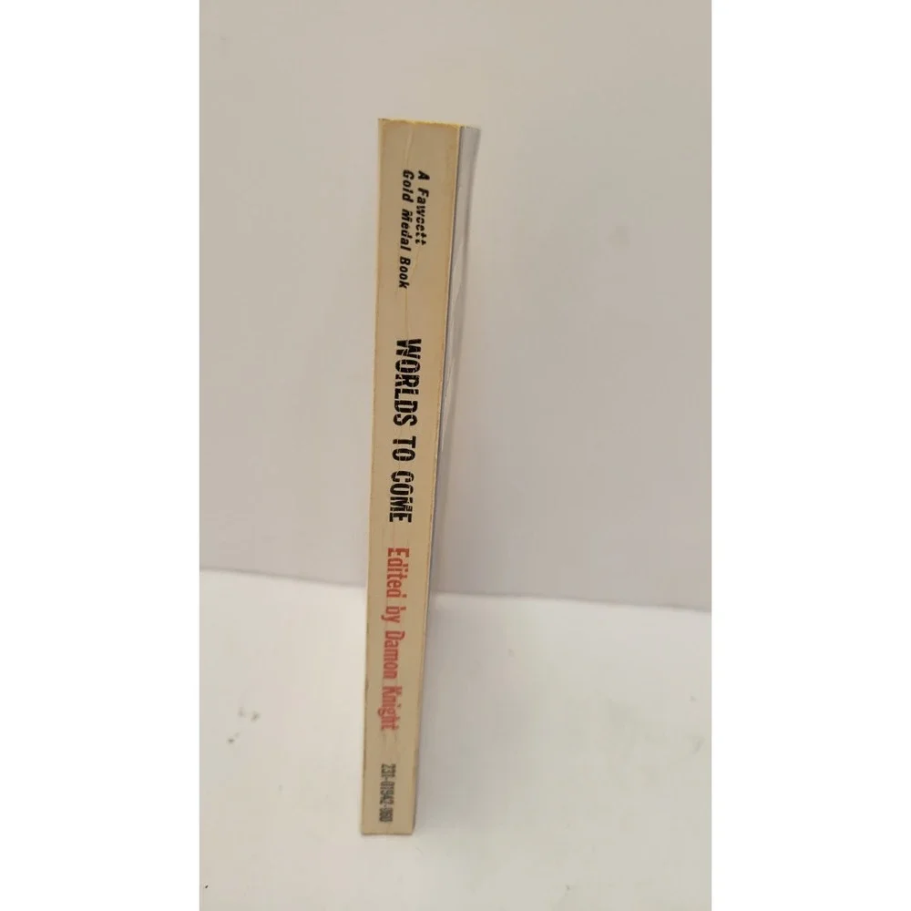 Worlds to Come Damon Knight 1968 Fawcett Gold Medal R1942 Sci-Fi Paperback